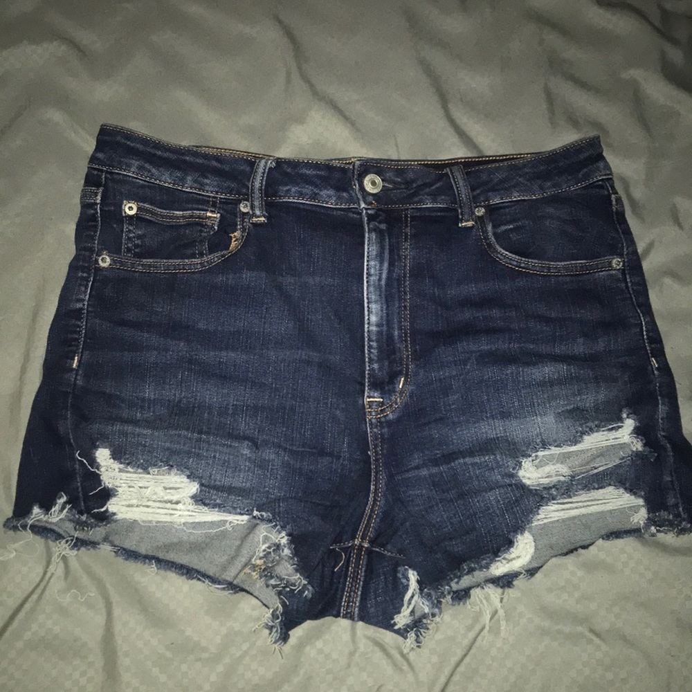 AE NWOT super hi-rise shorties